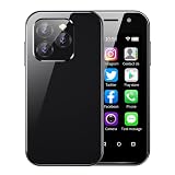 SOYES XS14 PRO 4G対応 SIMフリー 超小型 3インチデュアルSIMカード カードサイズ Android 9.0 スマートフォン WIFI/GPS/Google Play顔認証 Bluetooth 4.0 (ブラック, 3GB+32GB)