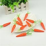 30pcs 7 cm Carrotミニ人工フェイクFoam果物と野菜Berries花の結婚式クリスマスツリーデコレーション One Size SEDFGJ32698395527