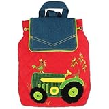 Stephen Joseph Signature Tractor Backpack - Toddler Backpacks - Preschool Backpacks for Boys [並行輸入品]