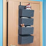 Tatkraft Cozy OverドアHangingファブリックオーガナイザー4段
