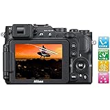 【高光沢】NIKON Coolpix P7800/P7700/P7100用 指紋防止 高光沢 気泡ゼロ カメラ液晶保護フィルム (6.1ｘ4.6cm)機種対応 (1枚セット)