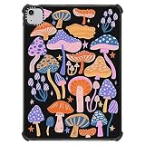 CASETiFY (ケースティファイ) インパクトフォリオケース iPad Air 10.9インチ(4/5世代)用 - Magic Mushrooms (マジックマッシュルーム) - クリアブラック