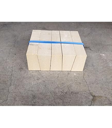 Amazon.co.jp: 耐火レンガ JIS並形 1ケース(5個入)サイズ約23×11.4×6.5
