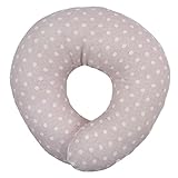 ダブルガーゼ ベビー ドーナツ枕 ベビーまくら ピロー (限定ラベンダードット)