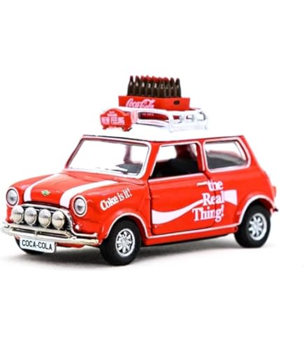 Amazon | Tiny City 1/50 ミニクーパー Mk 1 ピンク (5) ダイキャスト