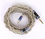 【JSHiFi-Daybreak】2pin4.4mmリケーブル 単結晶銅パラジウムメッキ＋古河銅線材 マニア向けCIEM2pin 0.78mmイヤホンアップグレードケーブル 4.4mmバランスイヤフォン交換ケーブル (2pin4.4mm)