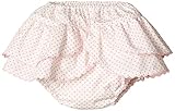 《年間定番》AngelBaby(エンジェルベビー)【日本製】布帛ドット柄山道レース付きブルマ【カバーパンツ 後ろふりふりラブリーシリーズ】 70cm~90cmFREE/オフ×ピンク玉 NO.KN-81