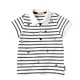 ミキハウス(mikihouse) マリン風ボーダー半袖ポロシャツ (12-5502-979) 100cm 紺×白（51）