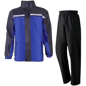 Lilystar レインスーツ レインコート 上下セット レインウェア メンズ レディース 防水 撥水 透湿 雨カッパ…