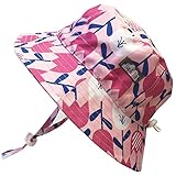 赤ちゃん幼児用子供用50?+ UPFバケットSun Hat with Chinストラップ、サイズ調節可能Aqua Dry カラー: ピンク