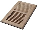 Decor Grates WL612R-U 6-Inch by 12-Inch Wood Return Air, Unfinished Oak [並行輸入品]