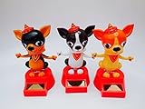 Solar Dancing Chihuahua Trio (Dark Brown Light Brown & White - All Included) by Solar Chihuahua [並行輸
