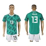 wisionメンズ2018 World Cup Germany National # 13 Away Soccer Jersey (グリーン) X-Large グリーン
