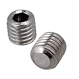 BQLZRシルバーm12オススレッド直径304ステンレス鋼内部六角ヘッドソケットエア空気圧パイププラグ継手10個パック