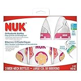 NUK Orthodontic BPA FREE Nature Bottles - 3 Pack - Girl (5 OZ) by NUK [並行輸入品]