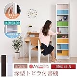 JKプラン MEMORIA 棚板が1cmピッチで可動する 深型扉付幅41.5 ホワイト FRM-0106DOOR-WH