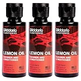 D'Addario ダダリオ レモンオイル クリーナー&コンディショナー Lemon Oil PW-LMN 3本セット 【国内正規品】