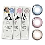 【リルムーン公式店】[ 南部桃伽 イメージモデル カラコン ] LILMOON(リルムーン) シリコーン ワンデー １day 10枚入り サンドグレー (度あり) [-1.00]