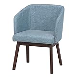 不二貿易 ダイニングチェア ダンテ ヘリンボーン ブルー 57033