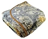 REGAL Mink Plush 43 x 55 Baby Blanket - The Woods' Natural Camo by Regal Comfort