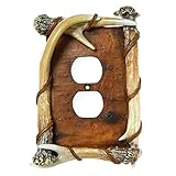 Big Sky Carvers 30170248 Bark Antler Outlet Cover [並行輸入品]
