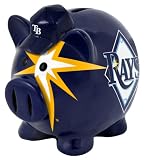 Team Beans Tampa Bay Rays Large Resin Thematic Piggy Bank