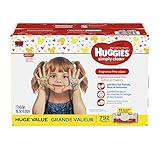 HUGGIES Simply Clean Baby Wipes, Unscented, Soft Pack ,792 Count by Huggies