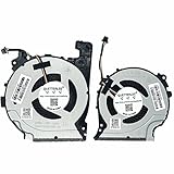 QUETTERLEE 交換用ノートパソコンCPU + GPU冷却ファン HP Pavilion 15-CX 15-CX0068tx 15-CX0058wm 15-CX0020nr 15-CX0030nr 15-CX0045nr 15-CX0049 TPN-C133シリーズ用 KK9 FK。 KA L20335-001 L20334-001 ファン