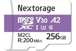 Nextorage 日本メーカー UHS-I マイクロSDカード 256GB microSDXC A2 U3 V30 読出し最大200MB/s Swtich スイッチ NX-M2CL256G ネクストレージ microSDカード
