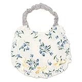リボンつき花柄フリルスタイ オフ ホワイト F