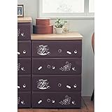 [ベルメゾン] ディズニー チェスト 子ども用チェスト ミッキーモチーフ（本体）ホワイト×（柄）ピンク ４段