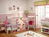 Disney Minnie Petals Perfect 4 Piece Crib Bedding Set by Disney