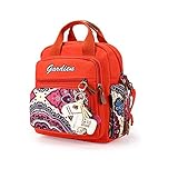 幸せな リュックサック トートバッグ マザーズバッグ 2WAY 民族柄 保温ポーチ付き 差し色 おしゃれ エスニック ポケットが多い ティッシュ専用ポケット 大容量 可愛いストラップ付 軽量 コンパク