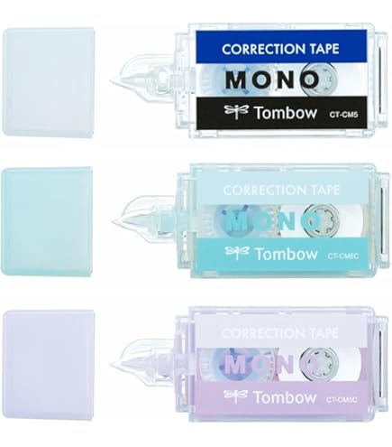 Amazon | TANOSEE 修正テープ 5mm幅×8m ピンク 1セット (20個) ×2