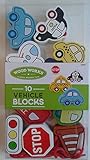Wooden vehicle blocks 10 pieces [並行輸入品]