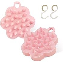 Amazon.co.jp: 【2個セット＋S字フック付き】 シャンプーブラシ