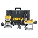 DEWALT DW616PK 1-3/4 Horsepower Fixed Base Plunge Router Combo Kit [並行輸入品]