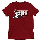 スマックアパレルフロリダ州状態サッカーファン。Willie WillieガーネットTシャツ(S - 5 X) M