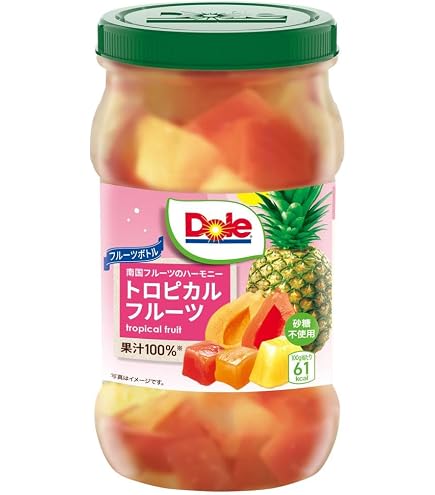 Amazon.co.jp: ドール フルーツボトル トロピカルフルーツ 665g×8個
