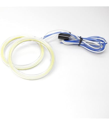 Amazon | 最新高輝度 COBイカリング 85Φ 2本セット パープル・ピンク