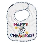 Chanukkah Designed Baby Bib Happy Chanukah by Rite -Lite Judaica