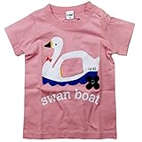 《春夏対応》 CHEEK ROOM(チイクルーム)  製品洗い加工済み42/2天竺あひるボート半袖Tシャツ 80cm /PK NO.B-470104