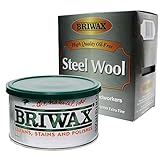 ブライワックス　BRIWAX・オリジナル（ダークオーク）＆スチールウールセット