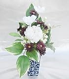 スレンダーアレンジ 和 梢華 白菊 プリザーブドフラワー