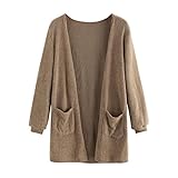 アウター レディース 上着 Timsa カーディガン 長袖ジャージ トップス おしゃれ セクシー 羽織 ポケット付 ロングカーデ 春夏秋 服 薄い ハイゲージニット 女性 ルームウェア シャツチュニッ