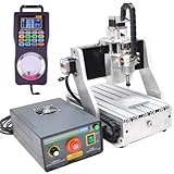CNCフライス＋コントロールボックス/ハンドホイール付き 300Wスピンドル/ボールねじ仕様