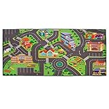 Community Play Rug for matchbox cars 36 X 72 Inches