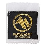 マーシャルワールド(MARTIAL WORLD) 帯止めワイド CBSPW-WH 白 長さ20cm×幅4cm