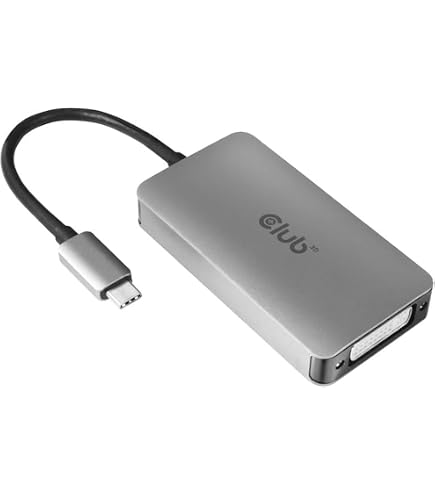Amazon.co.jp: Club 3D USB Type C to DVI-D DUAL LINK Active Adapter