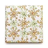 【B'stile】水彩画のような淡い色合いのタイル「AGATA - アガタ (デザインタイプ)」（陶器質｜107mm角｜屋内壁用）1枚